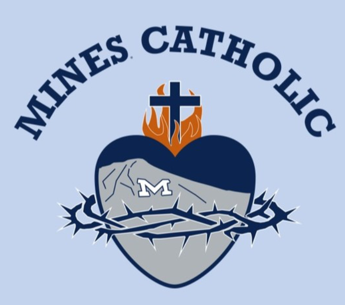 Mines Catholic logo